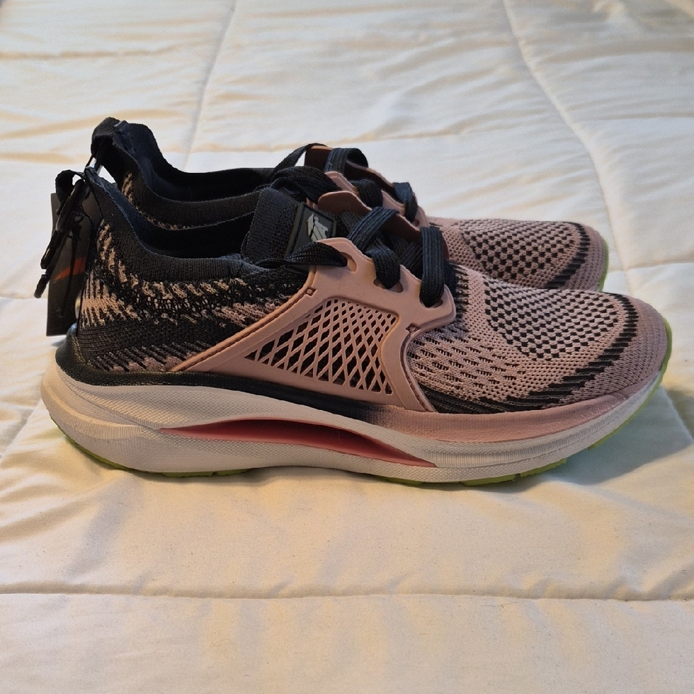 Stylish Pink and Black Kids Shoes